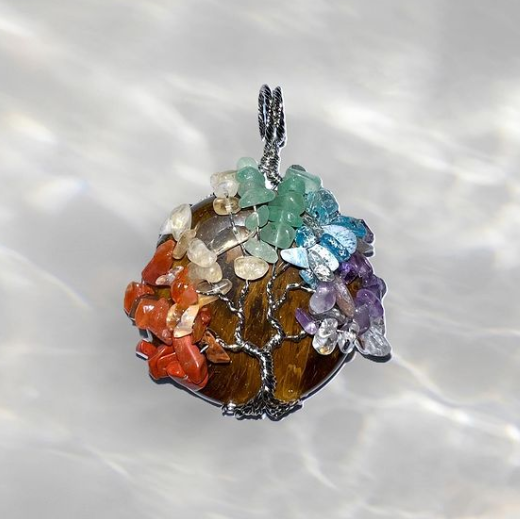 PENDENTIF ARBRE DE VIE - CHAKRAS