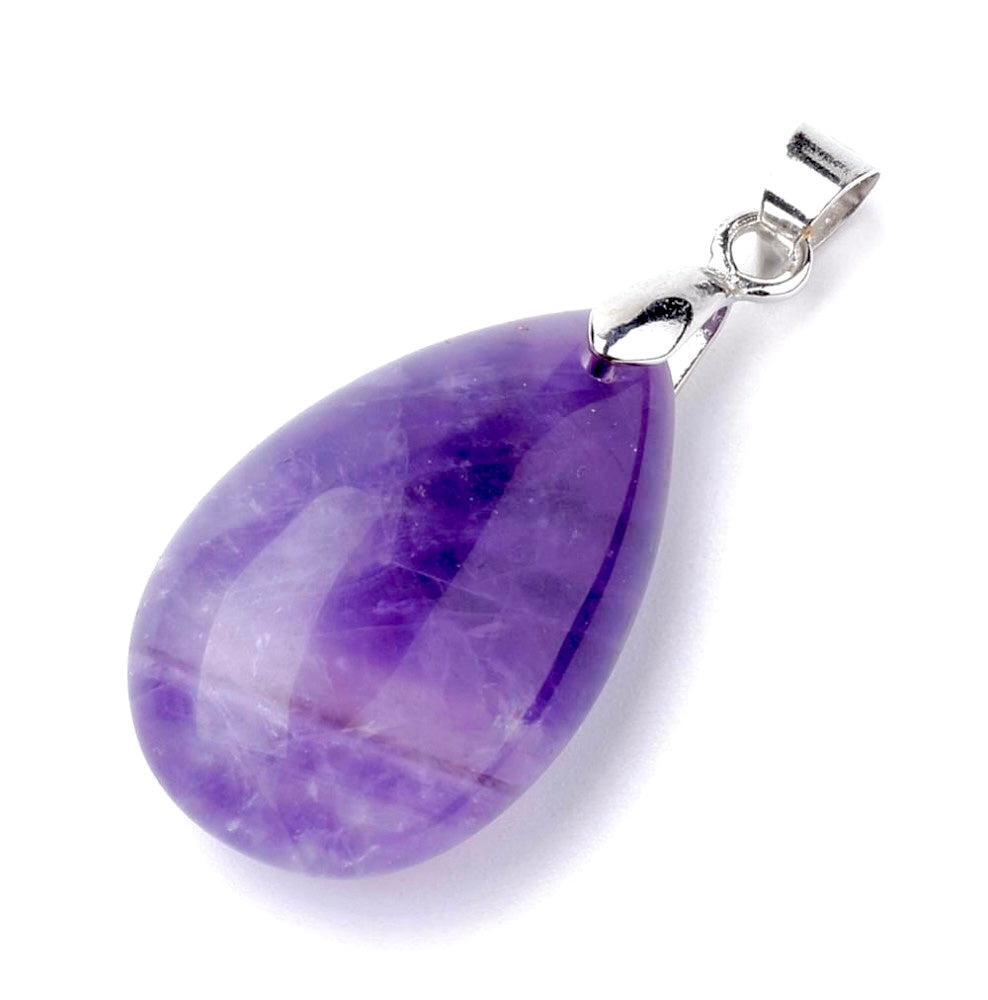 PENDENTIF GOUTTE AMETHYSTE